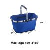 1 Promotional folding basket portable shopping basket