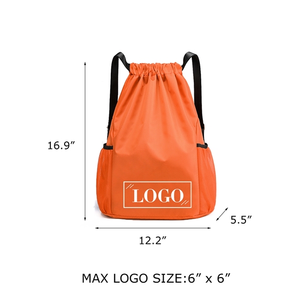 Waterproof Nylon Drawstring Backpack