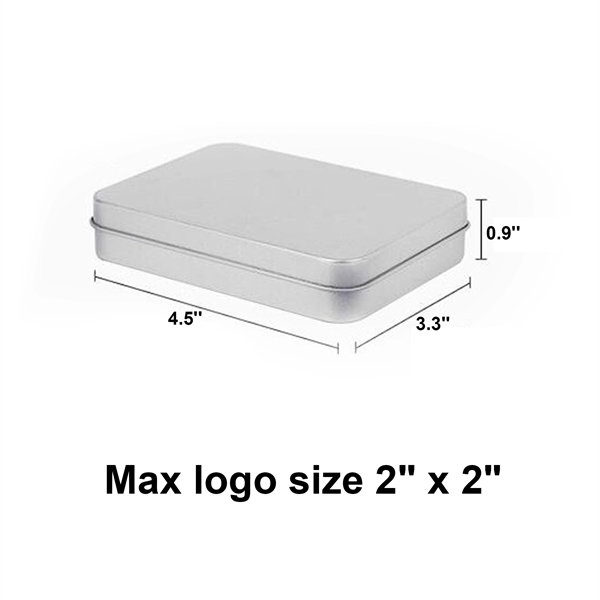 1 Rectangular Tin Box