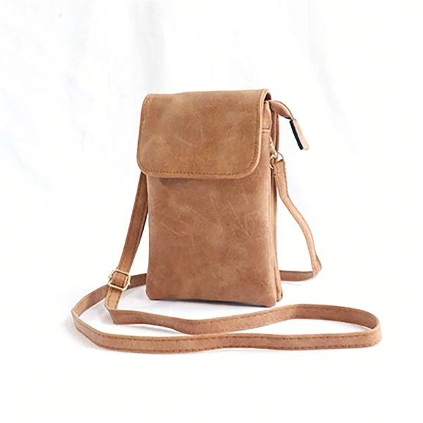 Woman Leather Small Crossbody Bag