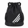 Waterproof Drawstring Backpack With Shoe Compartment