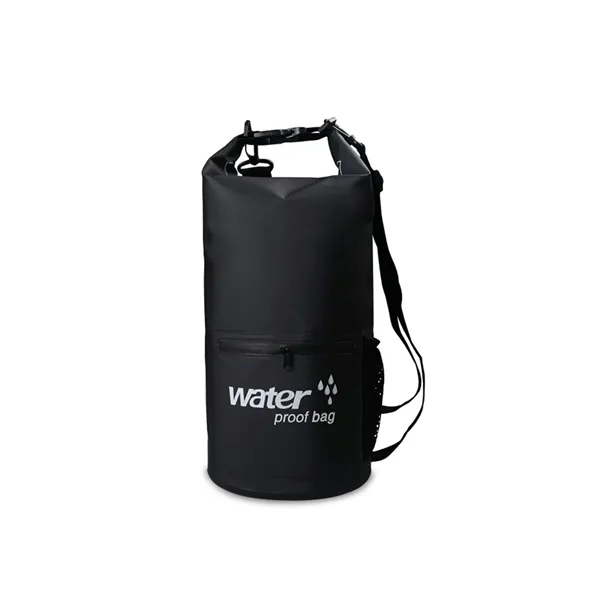 Waterproof Dry Bag With Front Zippered Pocket