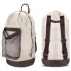 Shoulder Strap Mesh Pocket Laundry Backpack