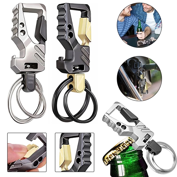 Bottle Opener Keychain Auto Car Keys Tactical Carabiner