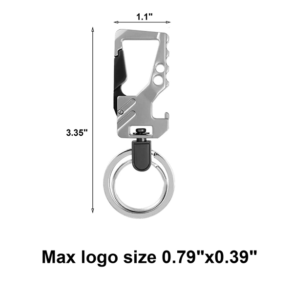 Bottle Opener Keychain Auto Car Keys Tactical Carabiner