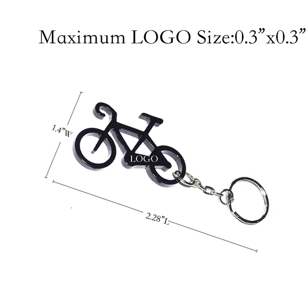 Mini Bicycle Keychain Bottle Opener