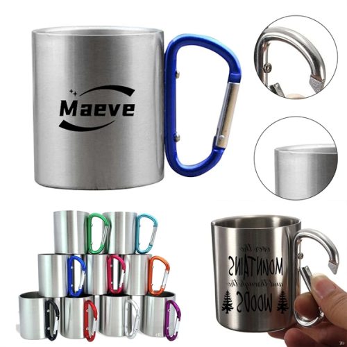 10oz Stainless Steel Cup With Hook