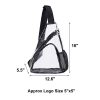 Clear PVC Sling Bag