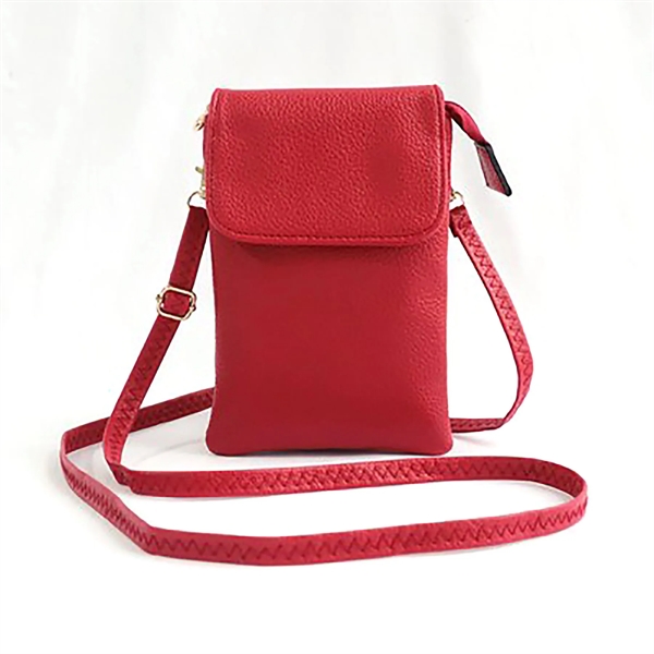 Woman Leather Small Crossbody Bag