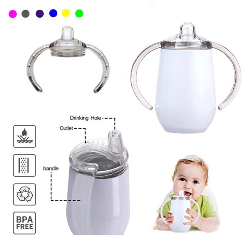 44306366 10 oz Stainless Steel Baby Cup With Double Handle