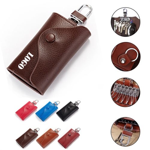 Genuine Leather Car Key Wallet