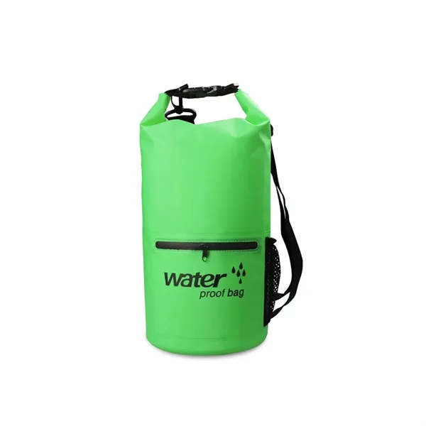 Waterproof Dry Bag With Front Zippered Pocket