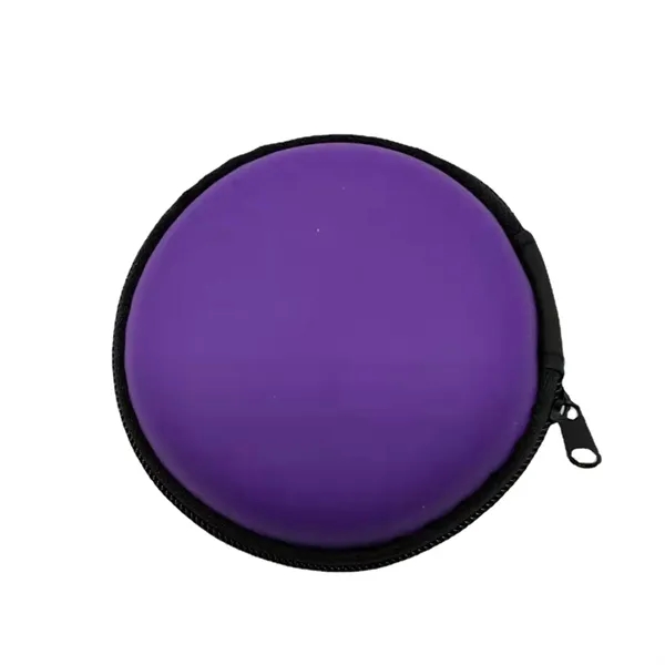 Round Earphone Case