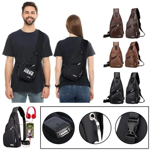 Waterproof Sling Chest Crossbody Hike Multipurpose Backpack