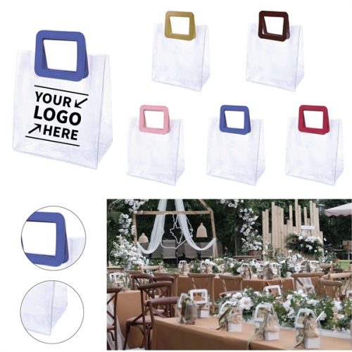 Transparent Pvc Gift Bag Wedding Favors Clear Tote Bag