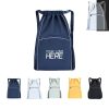 Drawstring Backpack With Reflective Strips