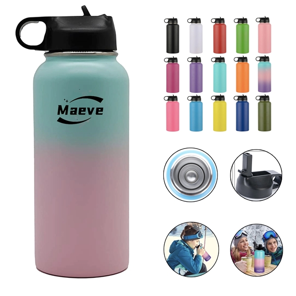32oz Stainless Steel Outdoor Sports Bottle