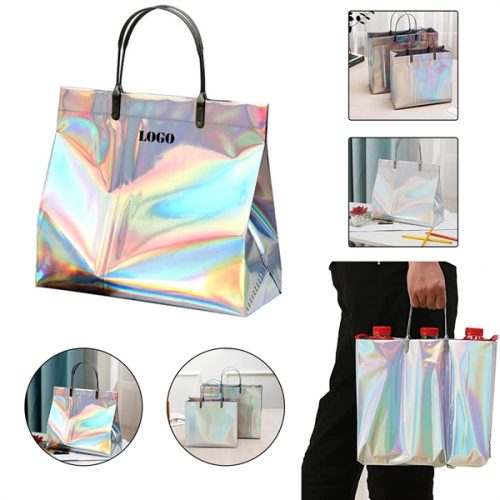 主图 Holographic Rainbow Iridescent PVC Handbag