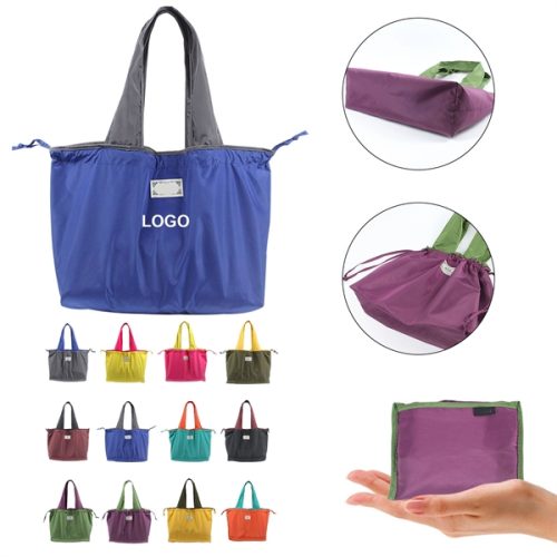 主图 Nylon Portable Folding Shopping Bag