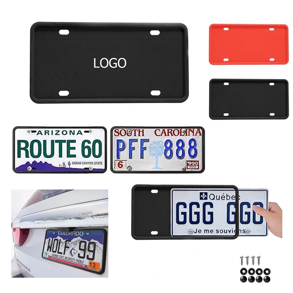Silicone License Plate Frame Holder