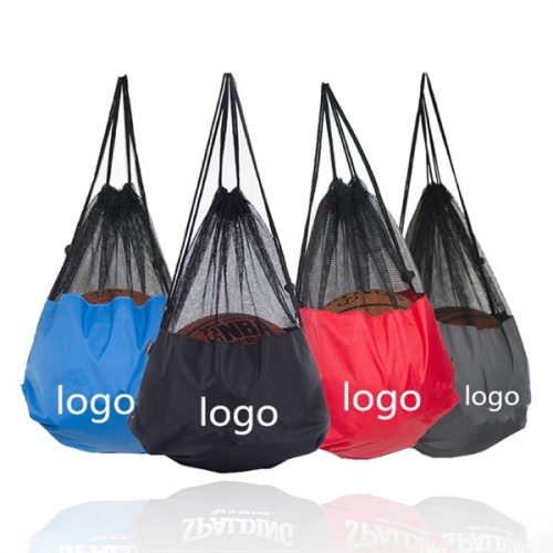 1.1 210D Semi Net Bundle Mouth Basketball Bag