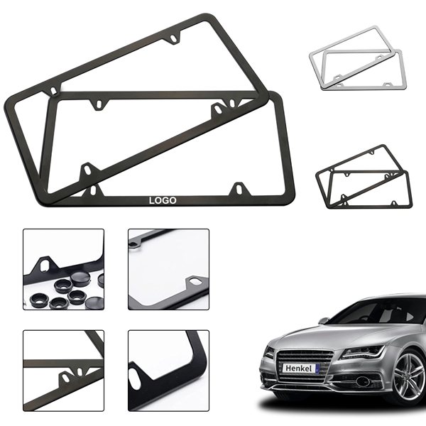 Auto 4-Hole License Plate Frame