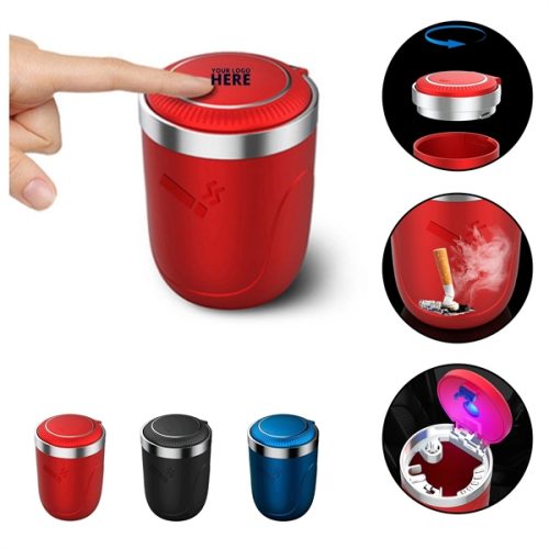 Mini Car Ashtray with LED Light