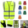 Reflective Safety Vest Zipper High Visibility