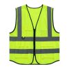 Reflective Safety Vest Zipper High Visibility