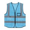 Reflective Safety Vest Zipper High Visibility