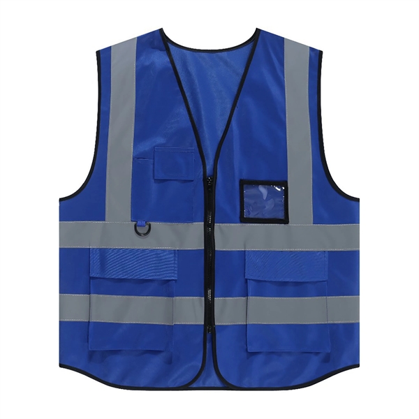 Reflective Safety Vest Zipper High Visibility