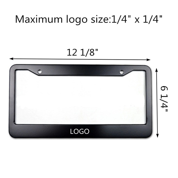 12.2 License Plate Frame