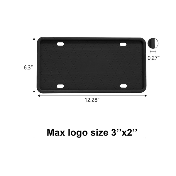 Silicone License Plate Frame Holder