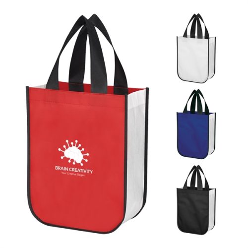 Rounded Bottom Non-Woven Shopping