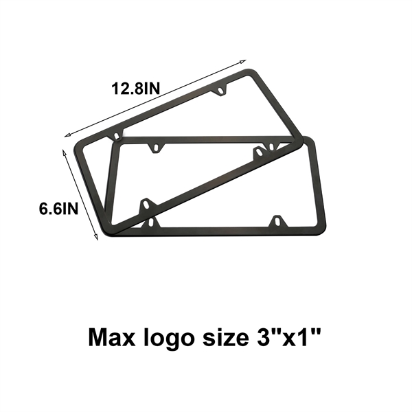 Auto 4-Hole License Plate Frame