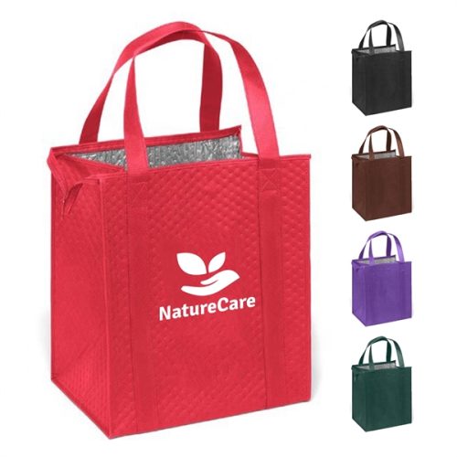 302144786 Dimples Non-Woven Cooler Tote Bag