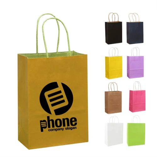 302177215 Kraft Paper Brown Shopping Bag