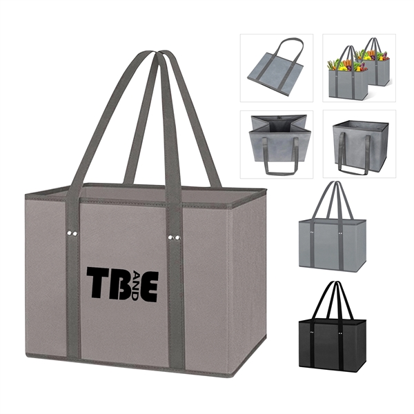 Reusable Durable Non-Woven Fabric Shopping Box Bags