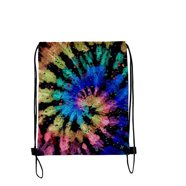 300D Tie Dye Drawstring Backpack