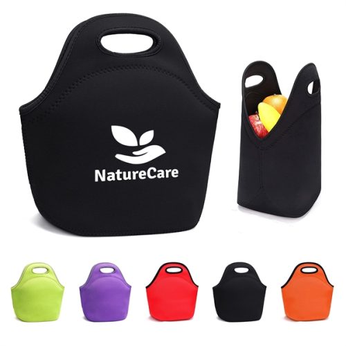 302472871 Zippered Neoprene Lunch Tote Bag Zippered Neoprene Lunch Tote Bag