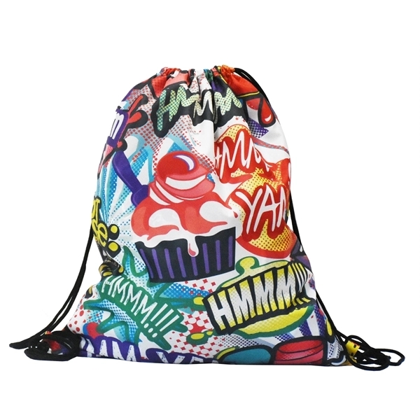 303246356 14"X17" Sublimation 420D Polyester Drawstring Bag