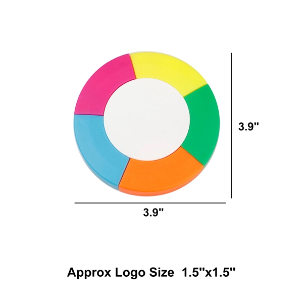 Round Shaped Highlighter, Circular Tip Highlighter