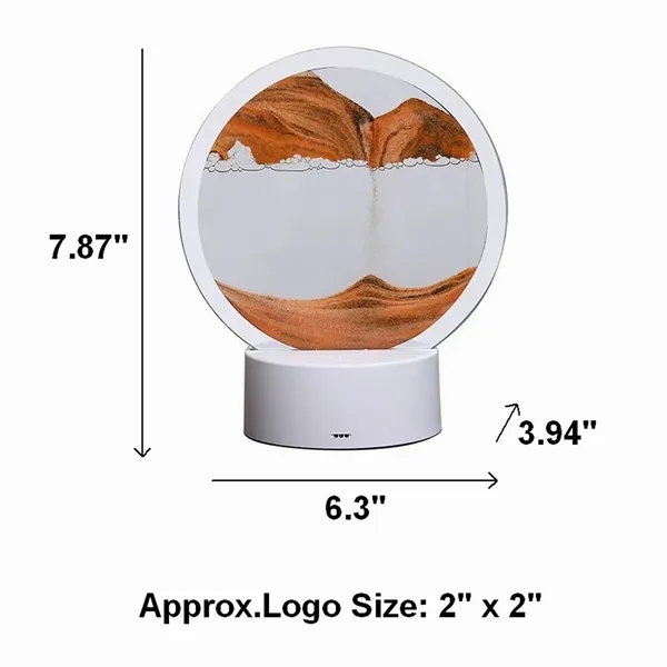 3D Moving Sand Art Table Lamp