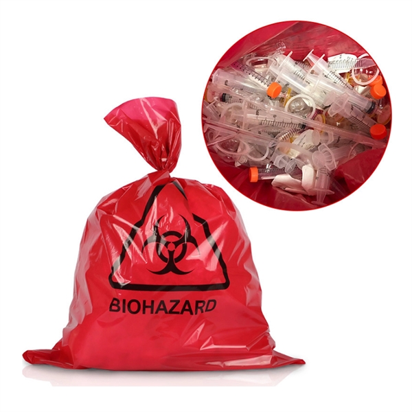 Disposable Medical Biohazard Garbage Trash Bag