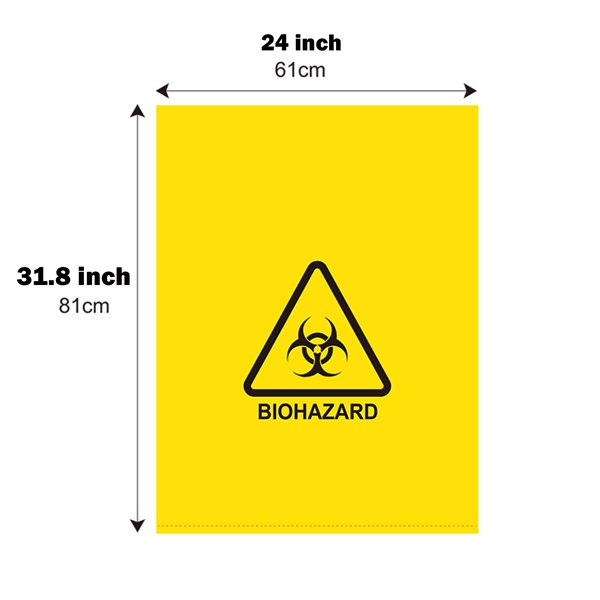 Disposable Medical Biohazard Garbage Trash Bag