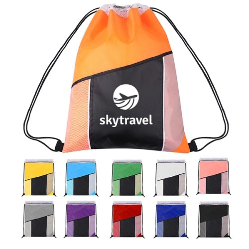 Two Tone Drawstring Packpack