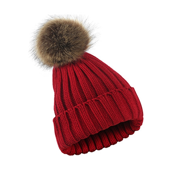 49463131 Winter Slouchy Pom Knit Beanie