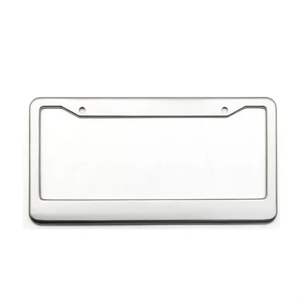 5.3 Stainless Steel License Plate Frame 2 Holes Metal Cover