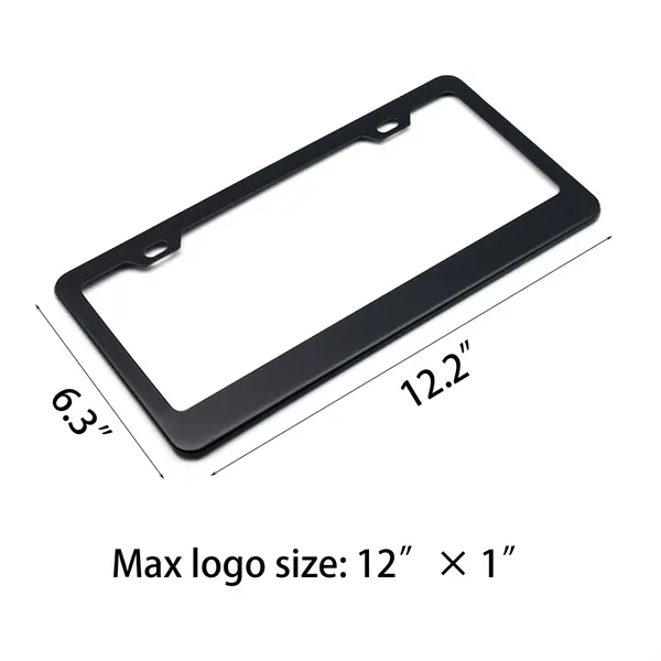 Stainless Steel License Plate Frame Covers Holder
