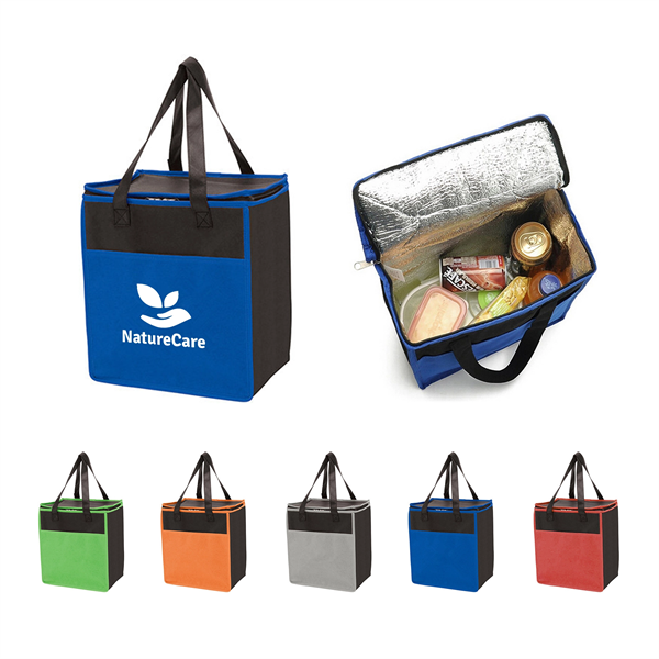 Two-Tone Insulated Non-Woven Tote